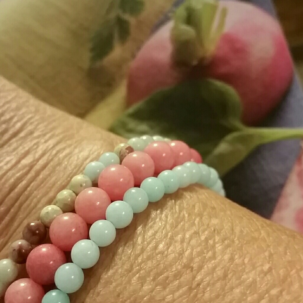 3 Yummy Amazonite Bracelets - image 1